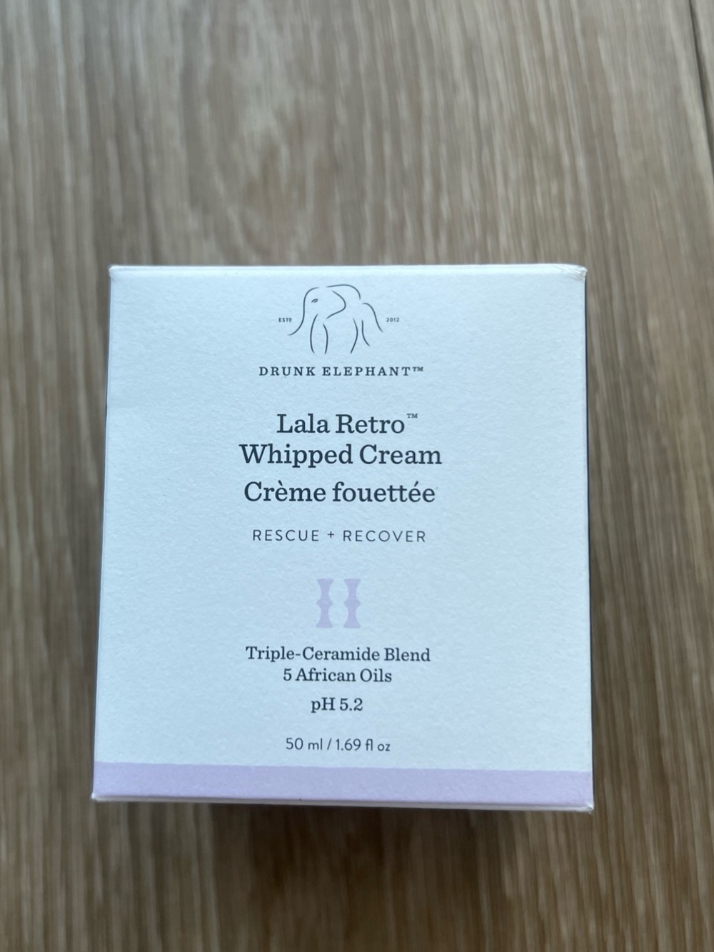 Drunk Elephant Lala Retro Whipped Cream - Lavender and White